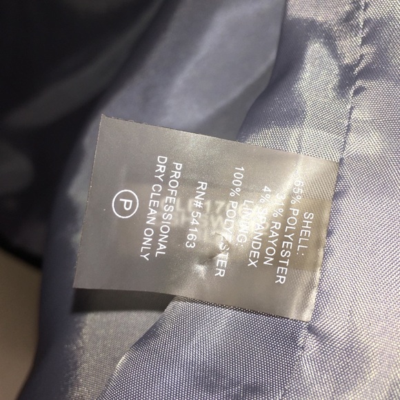 Calvin Klein Plus Size Black two button blazer - Picture 6 of 7